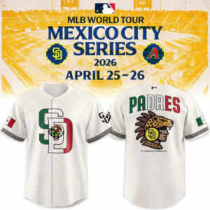 San Diego Padres Mexico City Series 2026 Baseball Jersey Version 2