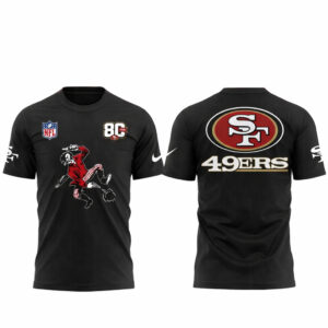 San Francisco 49ers Celebrate 80th Anniversary 2026 Black T-Shirt