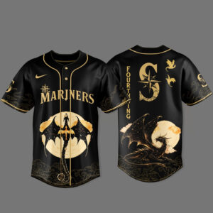 Seattle Mariners x Fourth Wing 2026 Black Baseball Jersey