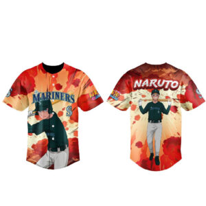 Seattle Mariners x Naruto Shippuden Anime Night 2026 Baseball Jersey