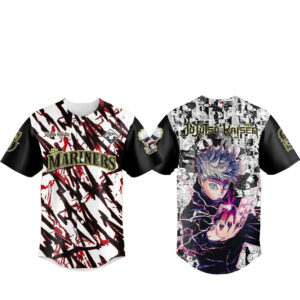 Seattle Mariners x Satoru Gojo Baseball Jersey