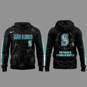 Seattle Mariners x Star Wars Galaxy The Force Is Strong In Seattle Hoodie