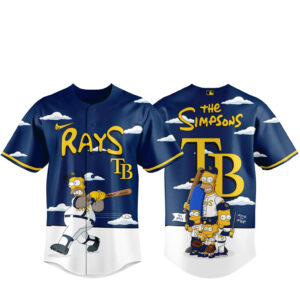 Tampa Bay Rays x The Simpsons 2026 Major Gameday Baseball Jersey