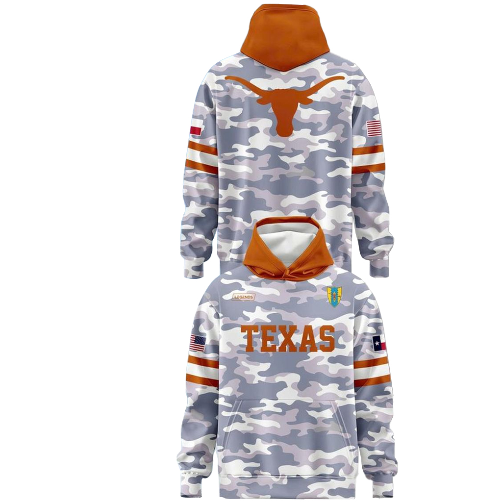 Texas Longhorns Military Appreciation 2026 Night Camo Shirt 2 Texas Longhorns Military Appreciation 2026 Night Camo Hoodie