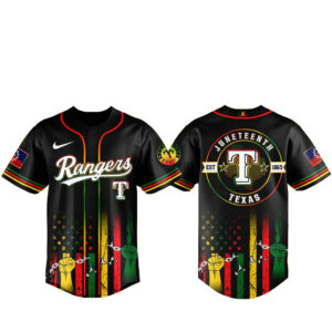 Texas Rangers Juneteenth Day 2026 Celebration Baseball Jersey
