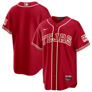 Texas Rangers Red 2026 City Connect Stadium Viva Tejas Baseball Jersey