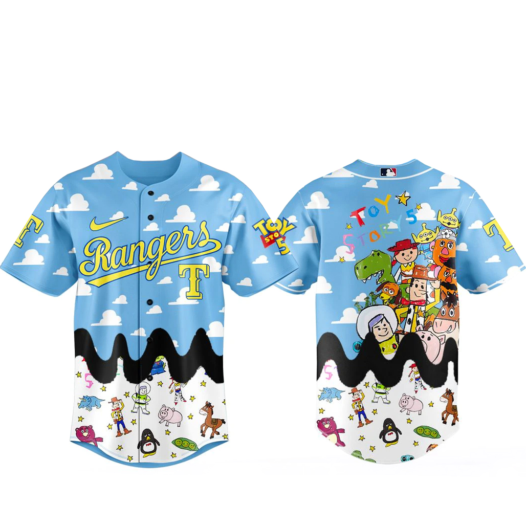 Texas Rangers x Toy Story 5 Baseball Jersey Version 2