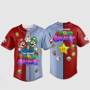 The Super Mario Galaxy Movie 2026 Mario x Luigi Baseball Jersey