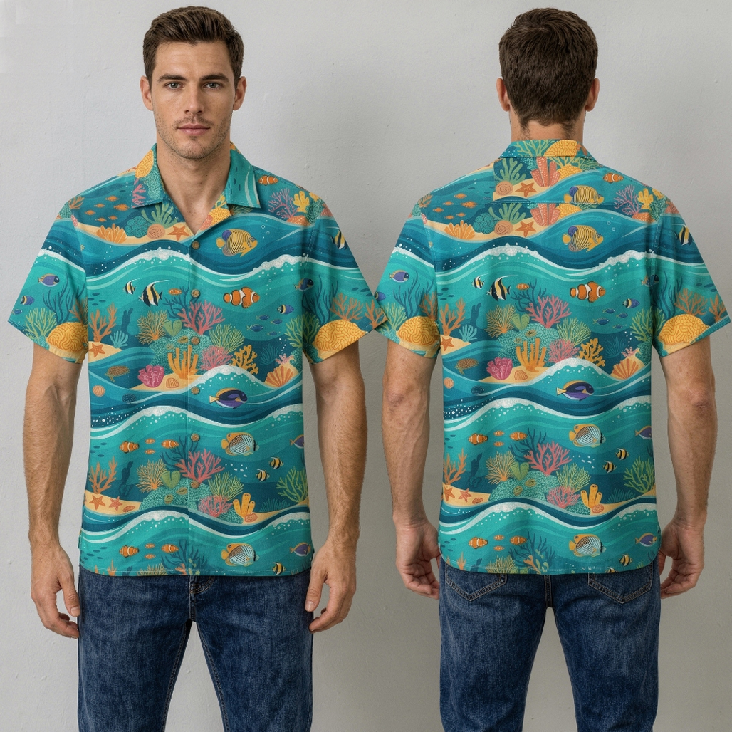 Tropical Reef Summer Vacation Under The Sea Hawaiian Shirt 2 Tropical Reef Summer Vacation Under The Sea Hawaiian Shirt
