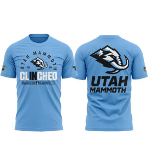 Utah Mammoth 2026 Clinched Stanley Cup Playoffs T-Shirt