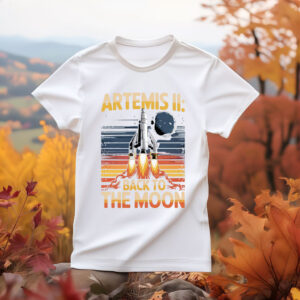 Vintage Artemis II To The Moon Shirt