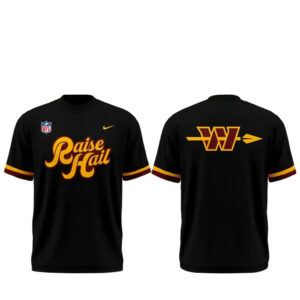 Washington Commanders Black Hail Raiser Alternate Game 2026 T-Shirt
