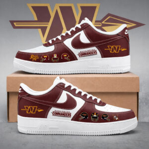 Washington Commanders Season 2026 Air Force 1 Shoes Sneakers