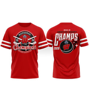 Wisconsin Badgers NCAA National Champions 2026 T-Shirt