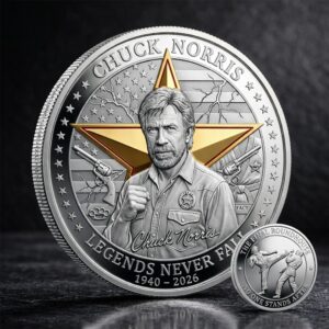 Chuck Norris The Final RoundHouse 2026 Memorial Coin