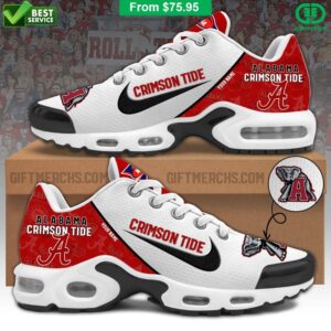 Custom Name Alabama Crimson Tide 2026 Air Max Shoes Air Cushion Sneakers