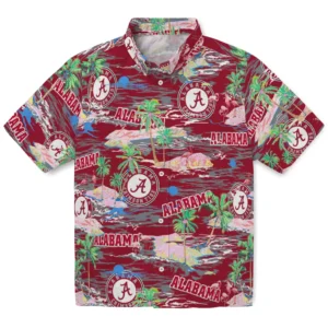 Alabama Tide Flamingo Retreat 2026 Hawaiian Shirt