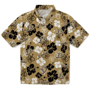 Anaheim Ducks Hibiscus Bloom Hawaiian Shirt