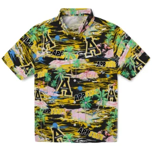 Appalachian State Mountaineers Flamingo Retreat 2026 Hawaiian Shirt
