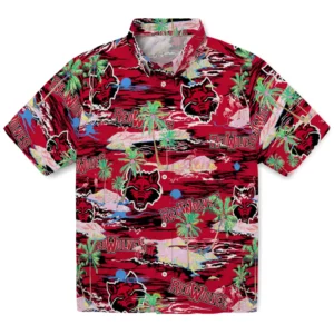 Arkansas State Red Wolves Flamingo Retreat 2026 Hawaiian Shirt