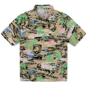 Army Black Knights Flamingo Retreat 2026 Hawaiian Shirt