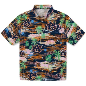 Auburn Tigers Flamingo Retreat 2026 Hawaiian Shirt