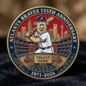 Atlanta Braves 155Th Anniversary Commemorative Coin 2026
