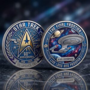 Star Trek Boldly Go 60Th Anniversary Commemorative Coin 2026