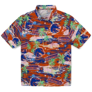 Boise State Broncos Flamingo Retreat 2026 Hawaiian Shirt