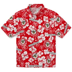 Brentford Hibiscus Bloom Hawaiian Shirt