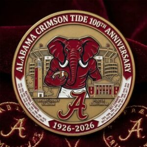 Alabama Crimson Tide 100Th Anniversary Commemorative Coin 2026