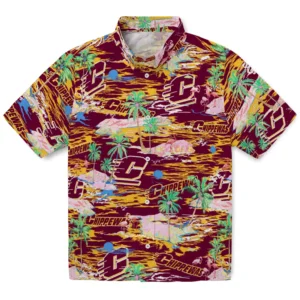 Central Michigan Chippewas Flamingo Retreat 2026 Hawaiian Shirt