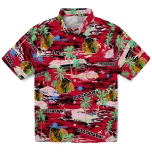 Chicago Blackhawks Flamingo Retreat 2026 Hawaiian Shirt