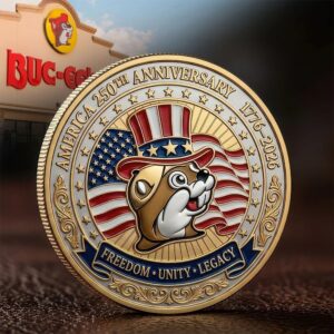 America 250Th Anniversary Bucees Commemorative Coin 2026
