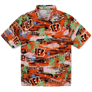 Cincinnati Bengals Flamingo Retreat 2026 Hawaiian Shirt