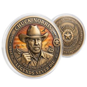Chuck Norris The Legend Never Dies Memorial Coin 2026