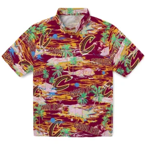 Cleveland Cavaliers Flamingo Retreat 2026 Hawaiian Shirt