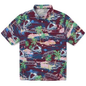 Colorado Avalanche Flamingo Retreat 2026 Hawaiian Shirt