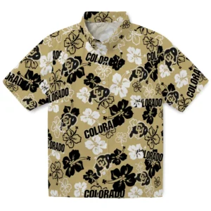 Colorado Buffaloes Hibiscus Bloom Hawaiian Shirt