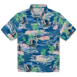 Dallas Mavericks Flamingo Retreat 2026 Hawaiian Shirt