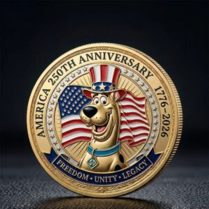 Scooby Doo America 250Th Anniversary Commemorative Coin