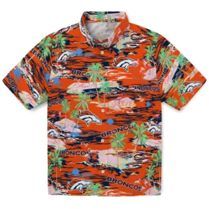 Denver Broncos Flamingo Retreat 2026 Hawaiian Shirt