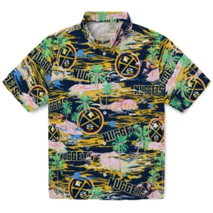 Denver Nuggets Flamingo Retreat 2026 Hawaiian Shirt