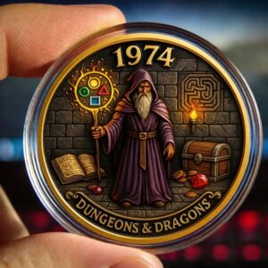 Dungeons And Dragons 1974 Commemorative Coin