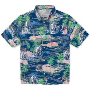 Drake Bulldogs Flamingo Retreat 2026 Hawaiian Shirt