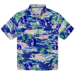 Duke Devils Flamingo Retreat 2026 Hawaiian Shirt