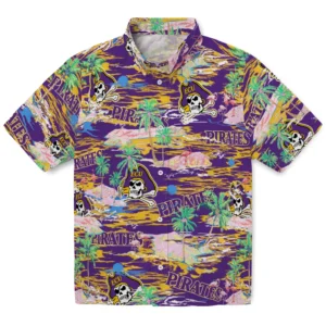 East Carolina Pirates Flamingo Retreat 2026 Hawaiian Shirt