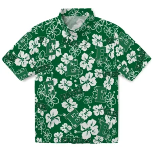 Eastern Michigan Eagles Hibiscus Bloom Hawaiian Shirt