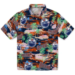 Edmonton Oilers Flamingo Retreat 2026 Hawaiian Shirt