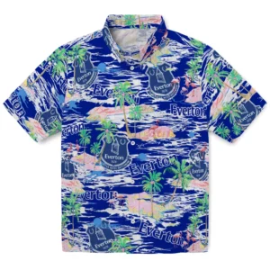 Everton Flamingo Retreat 2026 Hawaiian Shirt
